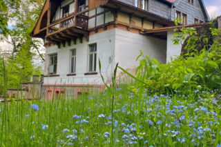 Remont willi z początku XX w. w Szklarskiej Porębie