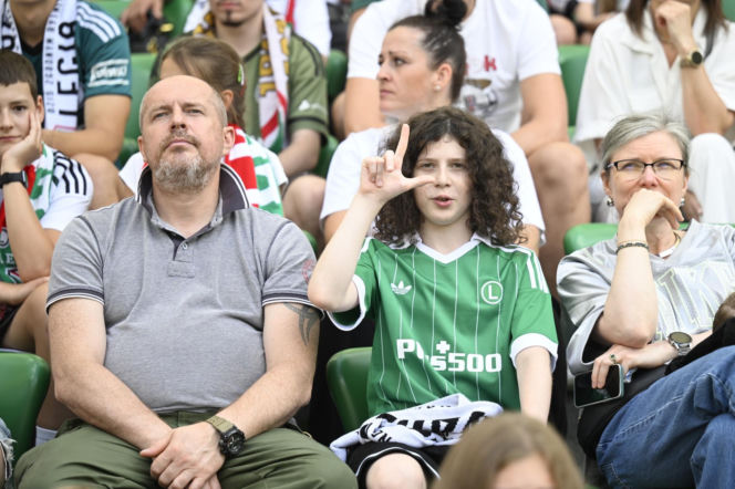 Legia Warszawa - Zagłębie Lubin: Zdjęcia kibiców