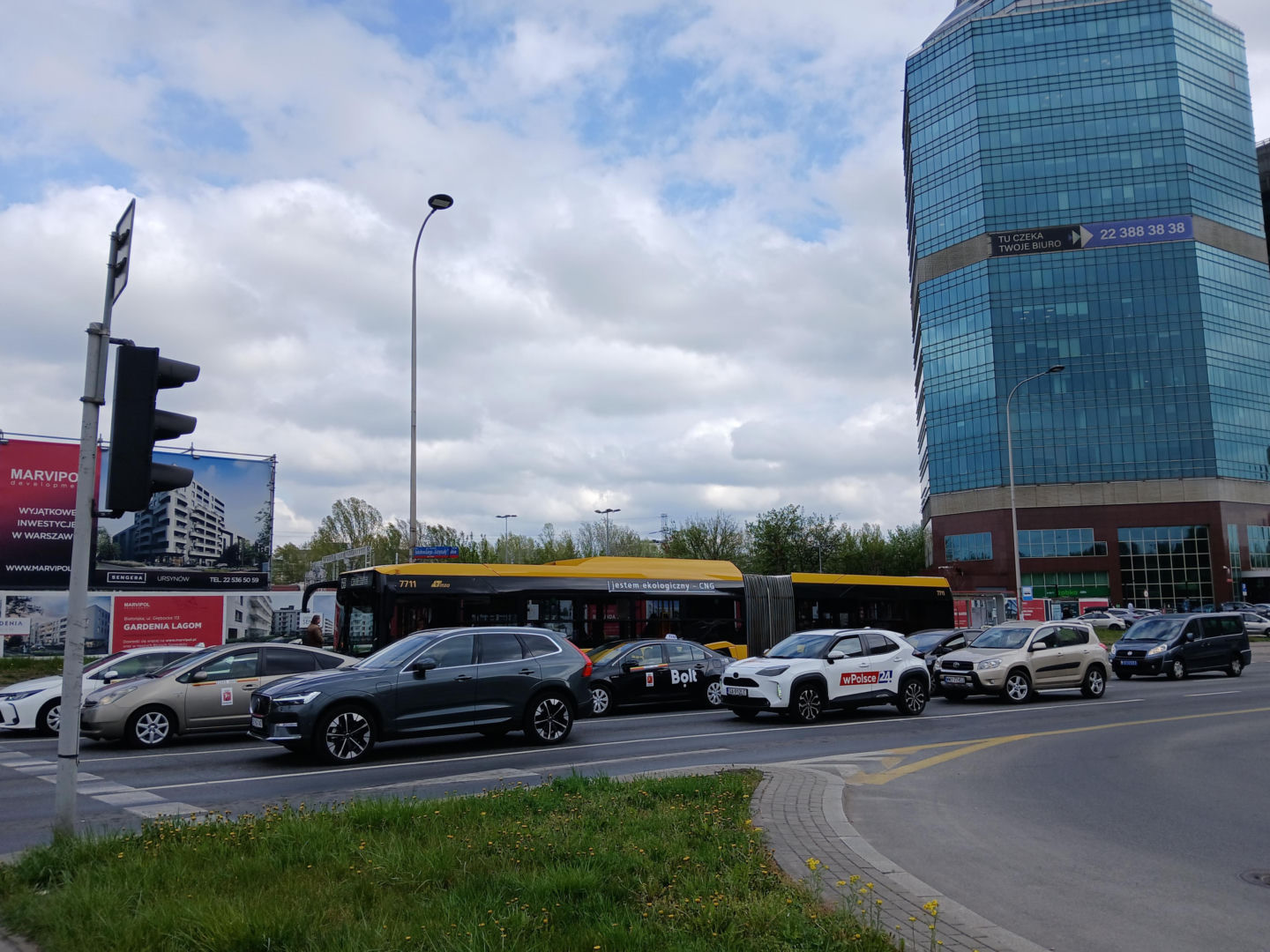 Przyszła lokalizacja inwestycji mieszkaniowej Aleje 138 w Warszawie