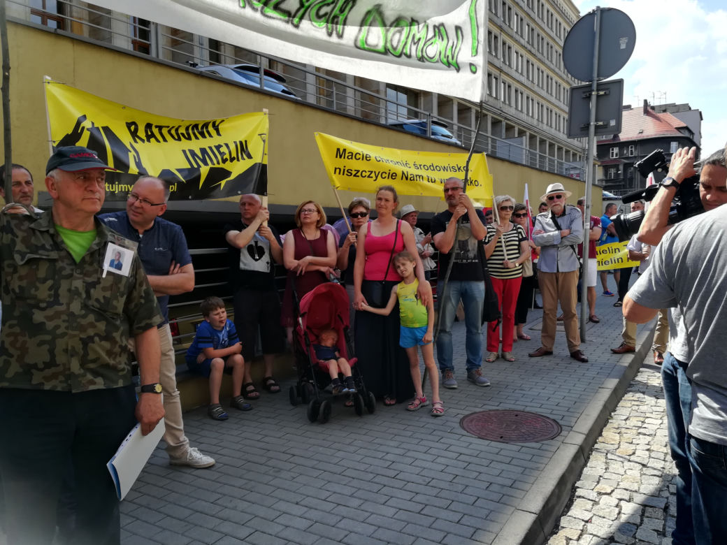 Mieszańcy Imielina protestują! Nie chcą wydobycia pod miastem!