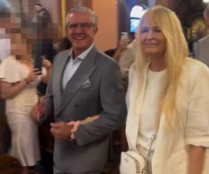Zygmunt Chajzer na ślubie syna Filipa