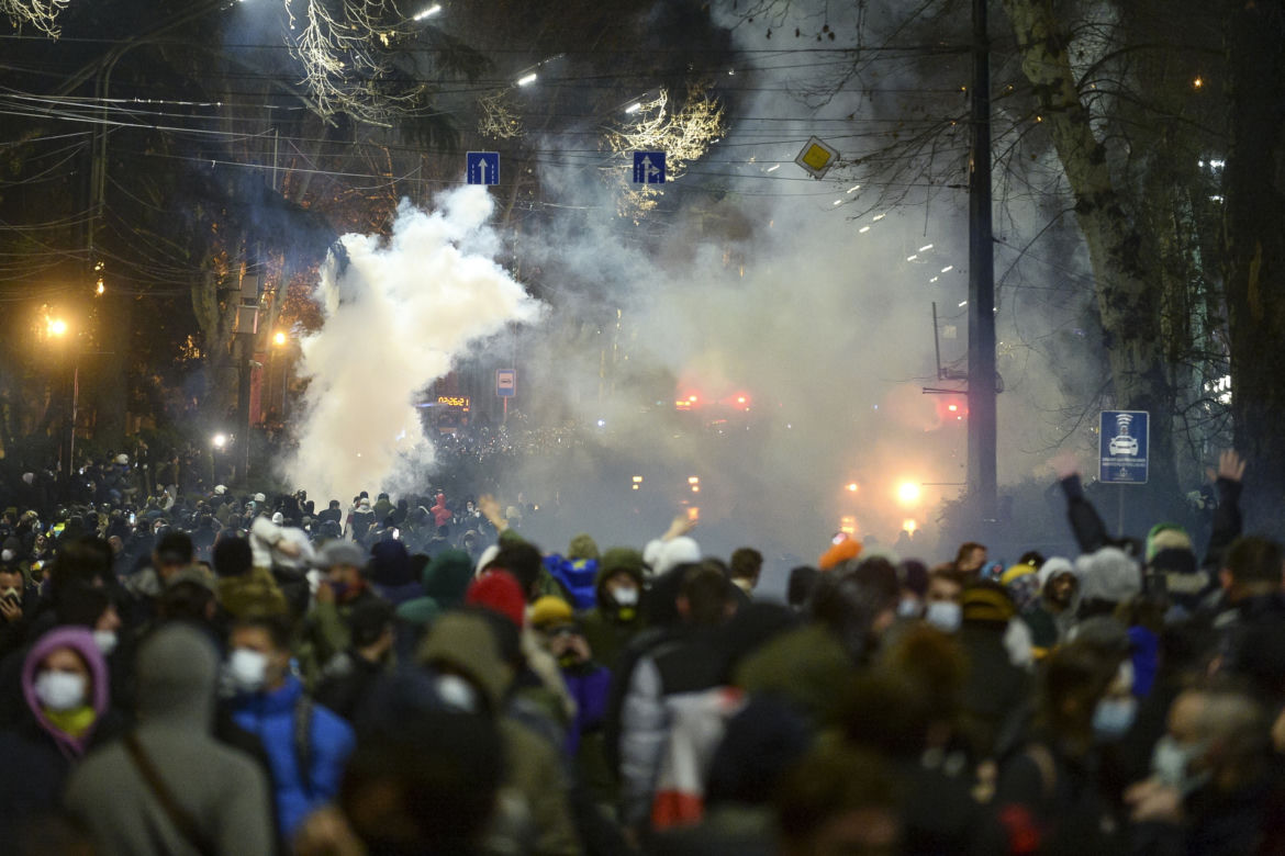Protesty w Gruzji