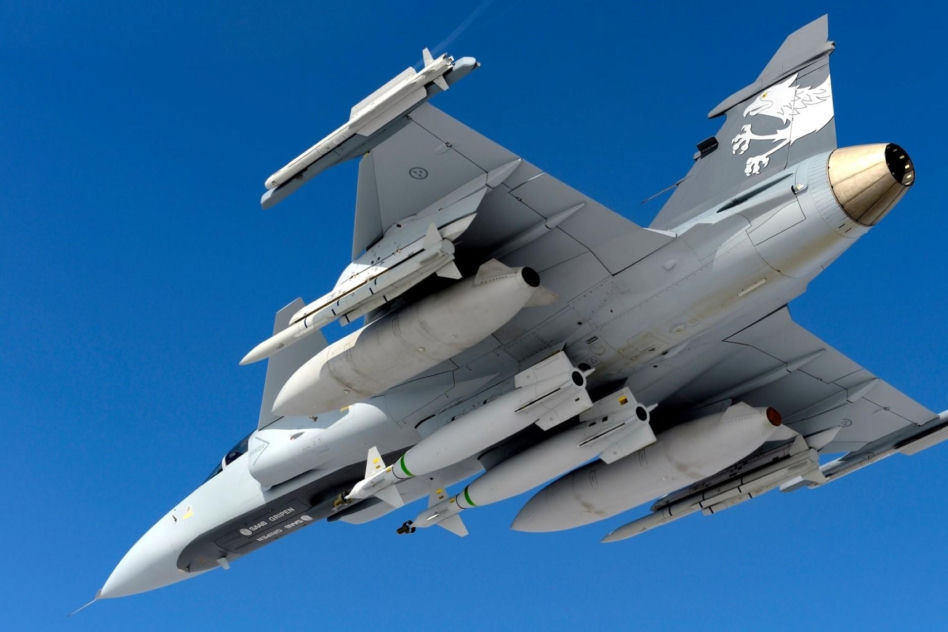 Saab Gripen z pociskami Meteor