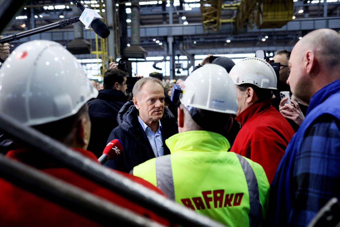 Donald Tusk w Rafako w Raciborzu