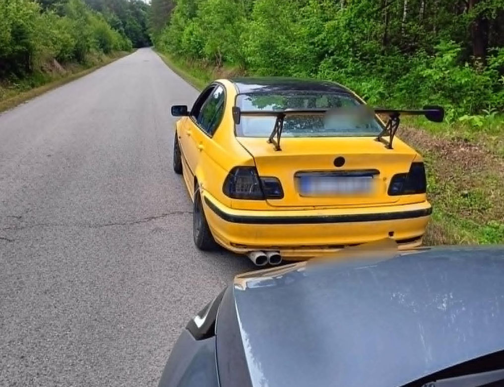 Drift BMW w gminie Mirzec