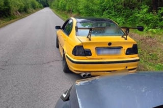 Drift BMW w gminie Mirzec. 24-latek stracił prawo jazdy