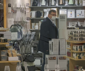 Michał Wójcik na świątecznych zakupach