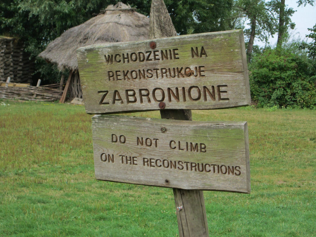 Można spotkac i takie tablice