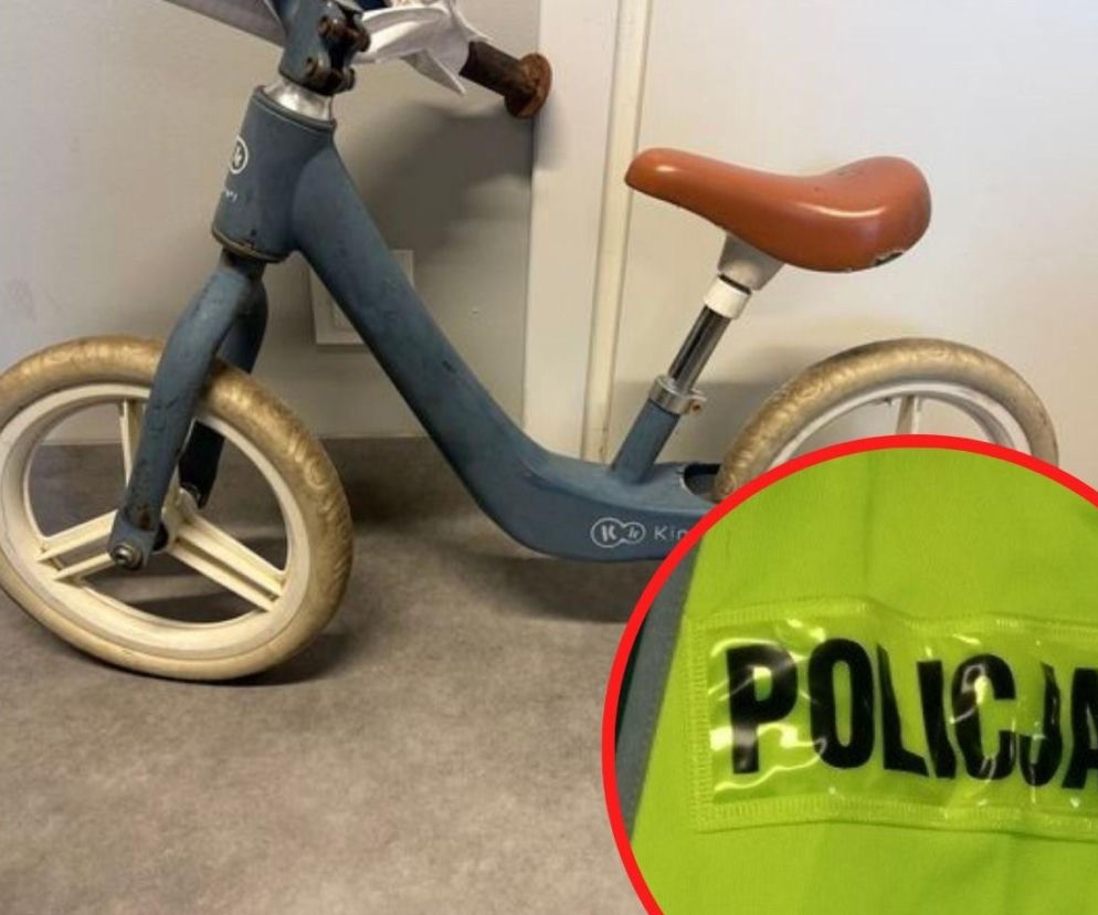 Czterolatek na rowerku wjechał pod samochód. Chłopiec bawił się na podwórku