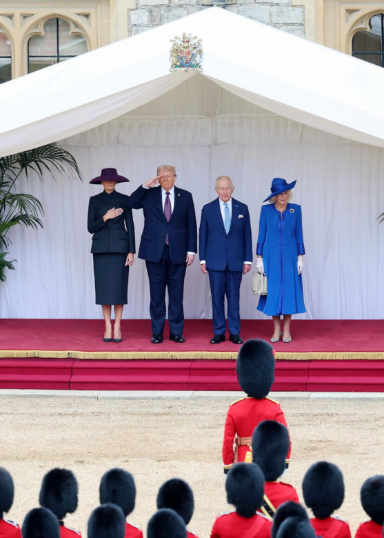 Donald Trump przybył do Wielkiej Brytanii