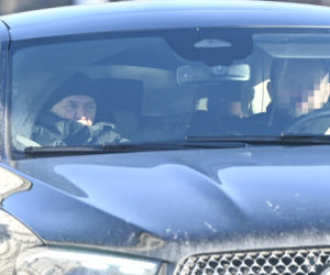 Marek Kondrat z żoną i córką w Warszawie