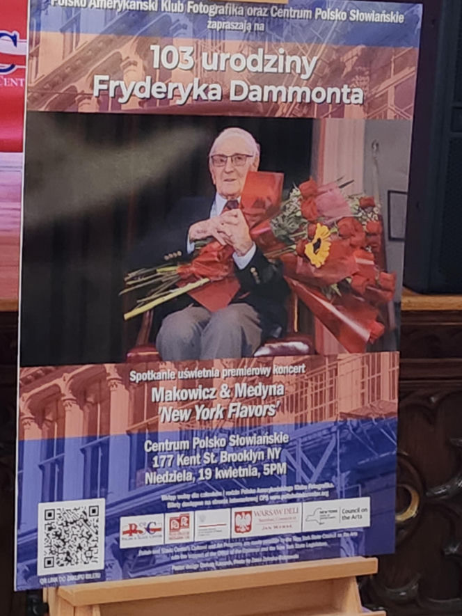 Koncert Makowicz&Medyna na 103. urodziny Fryderyka Dammonta
