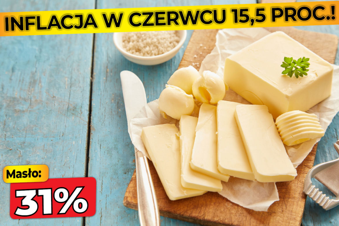 GUS: Wzrost inflacji w czerwcu do 15,5 proc.!
