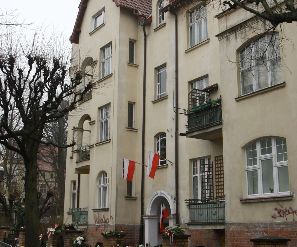 Cmentarz pod domem Kaczyńskich w Sopocie 