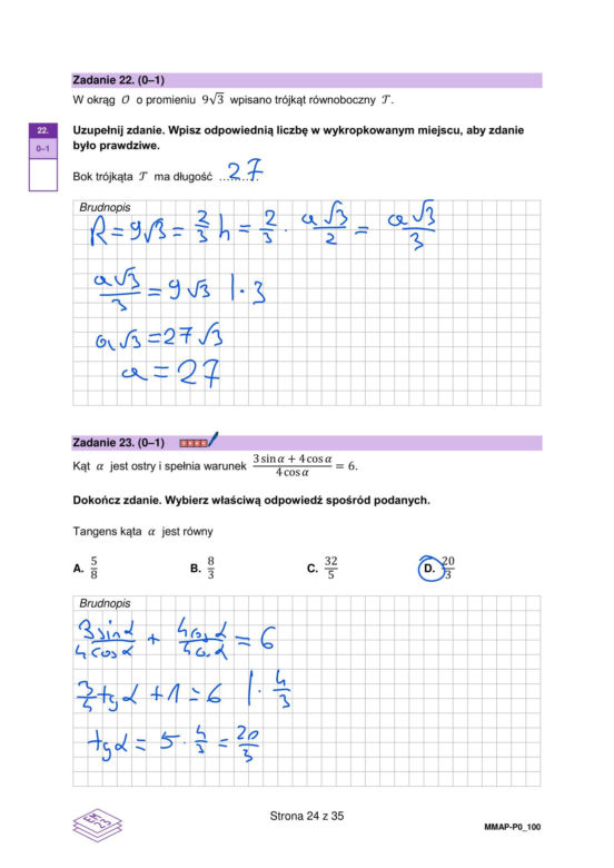Matura 2026: matematyka. Odpowiedzi z matematyki 5.05.2026