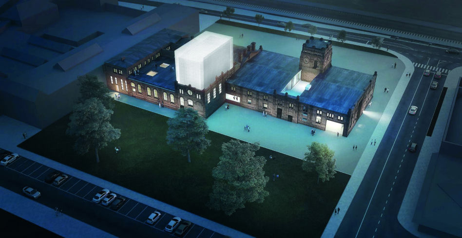 Zwycięski, konkursowy projekt na renowację Galerii Plato autorstwa Petr Hájek ARCHITEKTI, s.r.o. 
