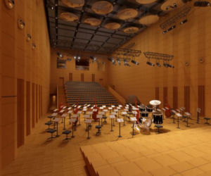 Sala koncertowa w Akademii Muzycznej w Łodzi 