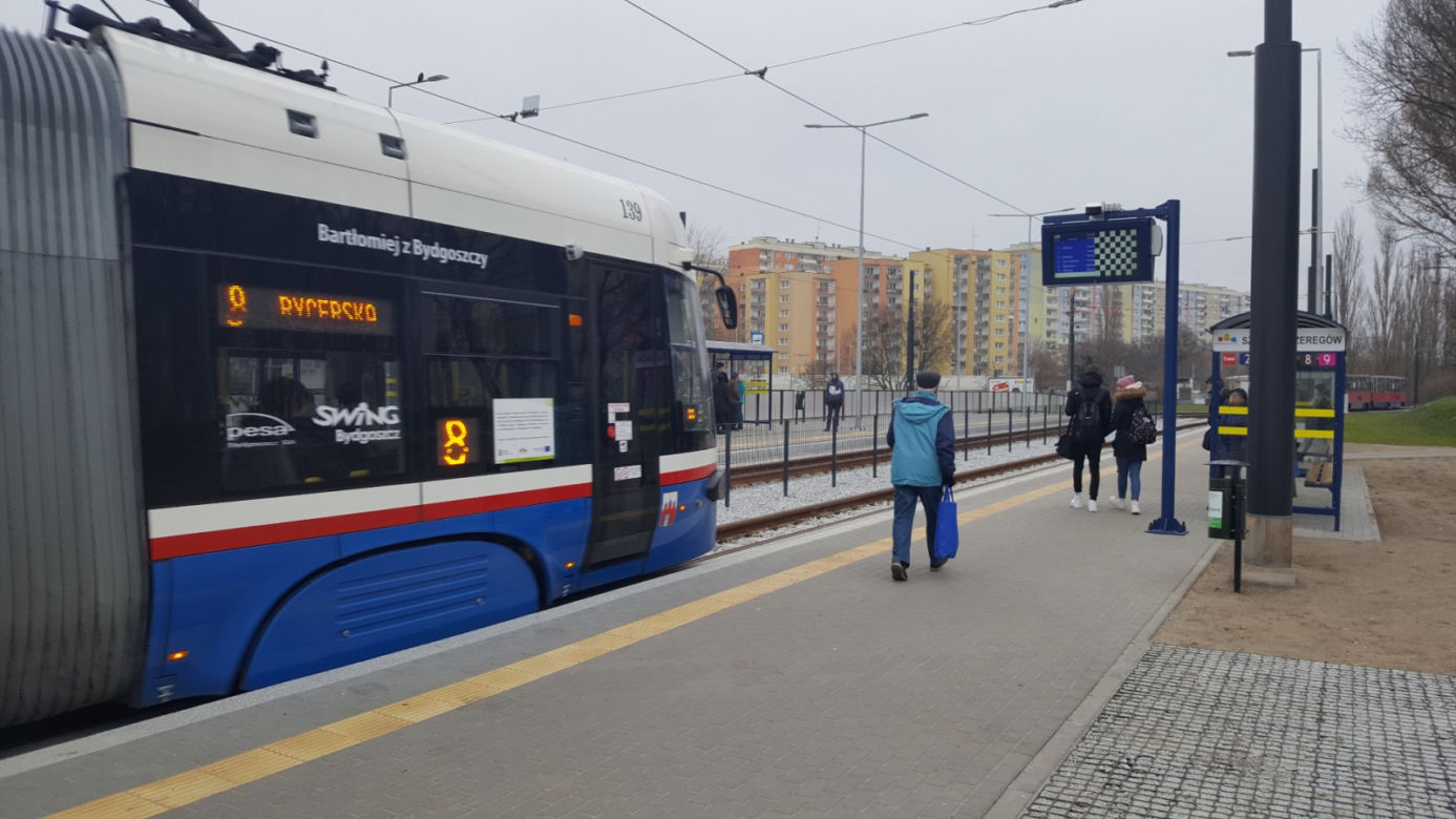 Tramwaje wróciły na ul. Wojska Polskiego w Bydgoszczy
