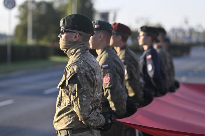 Próba generalna defilady wojskowej w Warszawie