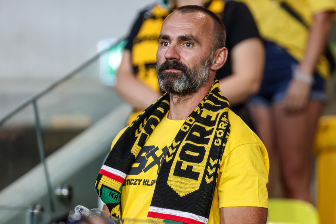 Zdjęcia kibiców z meczu GKS Katowice - MSK Żilina