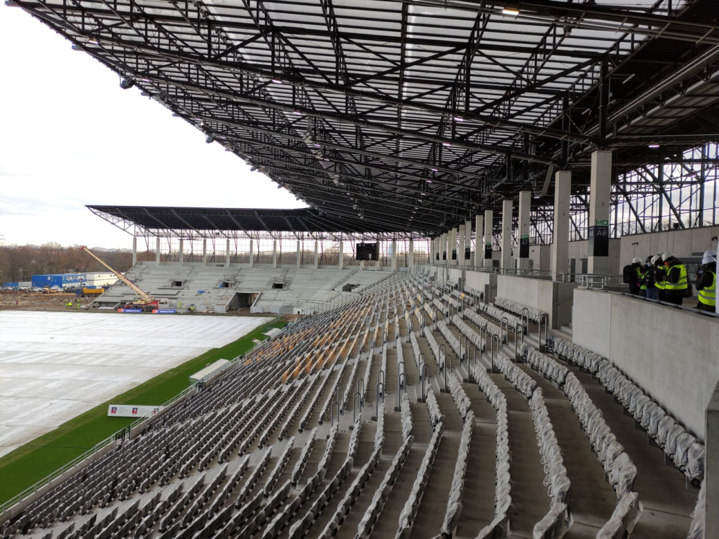 Stadion Pogoni Szczecin czeka na przyjęcie kibiców