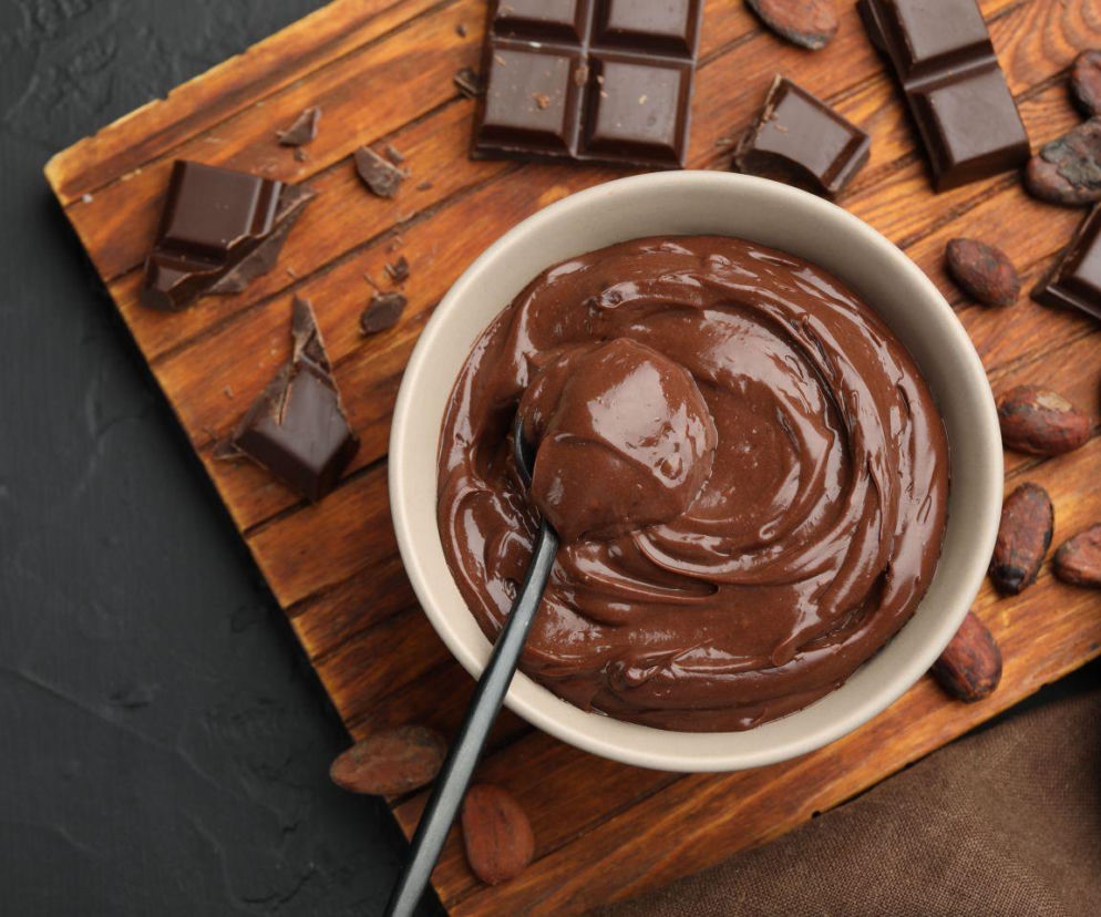 krem czekoladowy z 2 składników