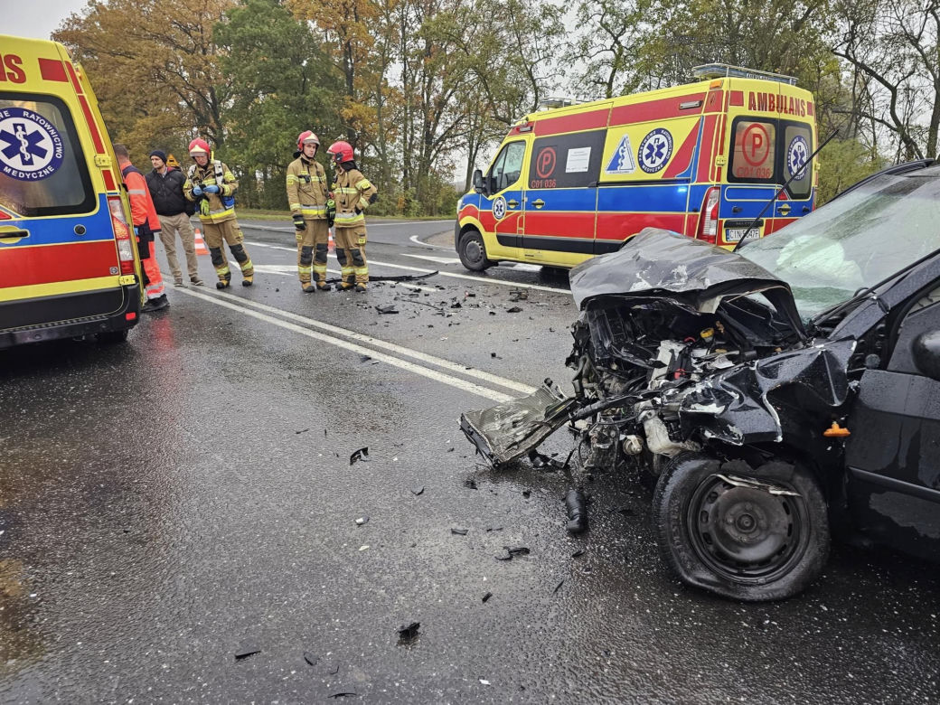 Wypadek na DK15