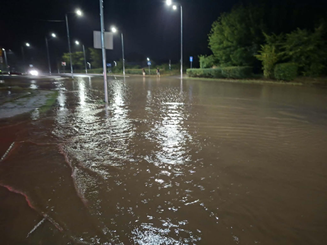 Zalane Starachowice. Widoki po burzy 1.07.2026