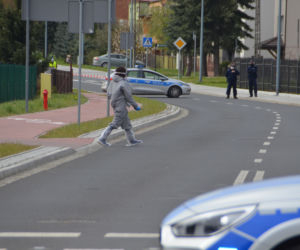 Ewakuacja DPS w Kleszczowie