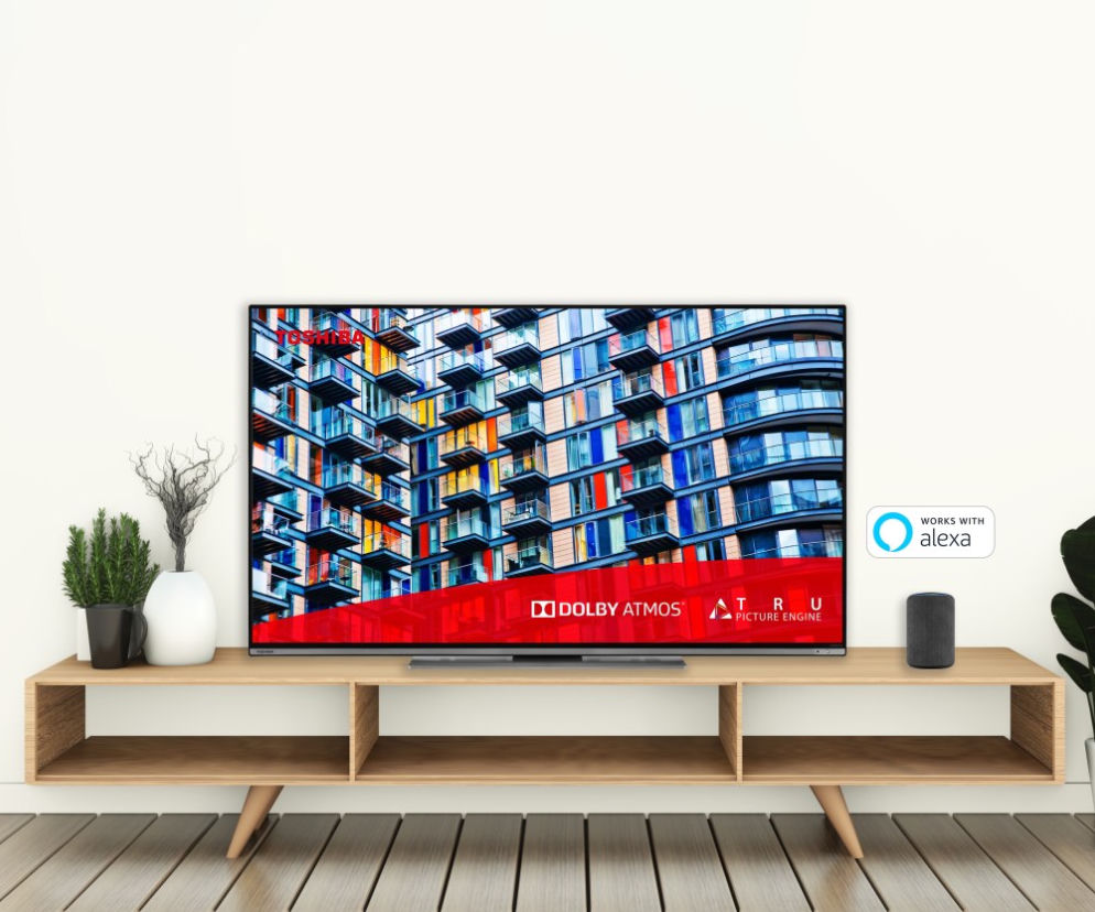 IFA 2019.Toshiba TV prezentuje telewizory smart z asystentem Google i obsługą Amazon Alexa