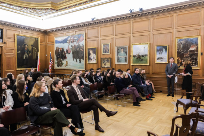 Spotkanie Polskiego Stowarzyszenia Młodzieży w Fundacji Kościuszkowskiej