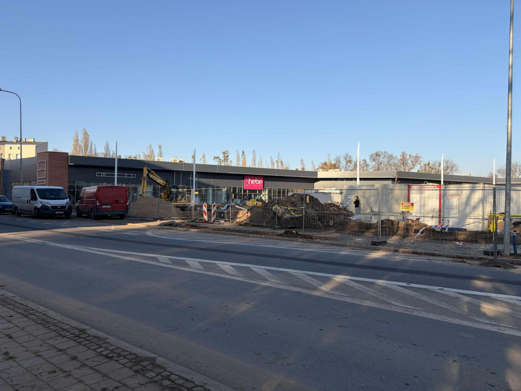 Tak wygląda budowa parku handlowego Vendo Park w Grudziądzu