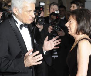 Maria Kaczyńska i Jerzy Buzek