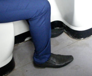 Pasażer uprawiający miłość na własną rękę