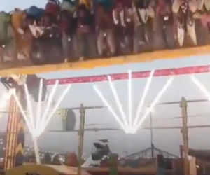 Rozpędzona karuzela z ludźmi runęła na oczach tłumu! Jedna osoba zginęła, 13 rannych