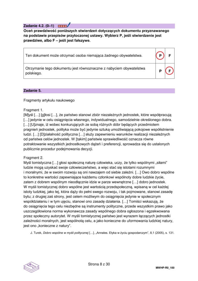Matura 2026 z rozszerzonego WOS-u: odpowiedzi do wszystkich zadań z arkusza CKE 12.05.2026