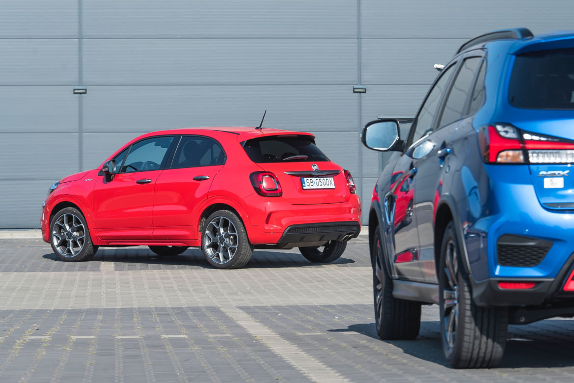 Fiat 500X Sport 1.3 150 KM FireFly vs. Mitsubishi ASX Insport 2.0 150 KM Mivec