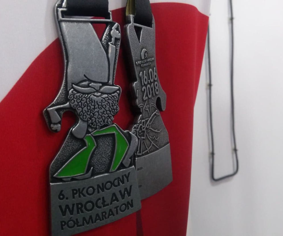 Medale 6. PKO Nocnego Wrocław Półmaratonu