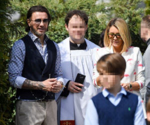 Radosław Majdan i Małgorzata Rozenek-Majdan ze święconką