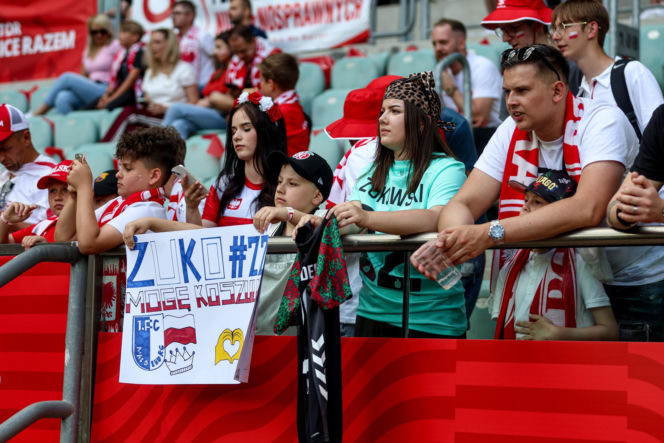 Polska - Ukraina. Tłumy kibiców na trybunach. Znajdź się na zdjęciu!