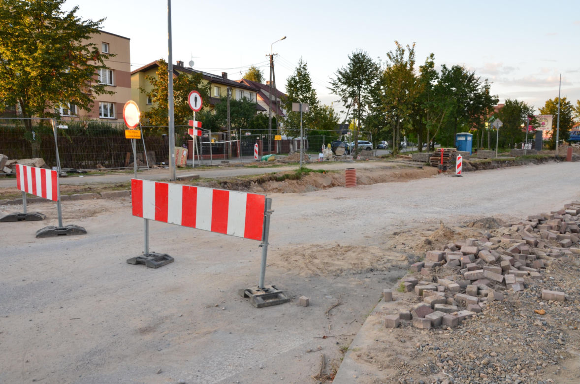 Pod koniec września ma zostać przywrócona przejezdność na remontowanym odcinku ulicy Partyzantów w Siedlcach