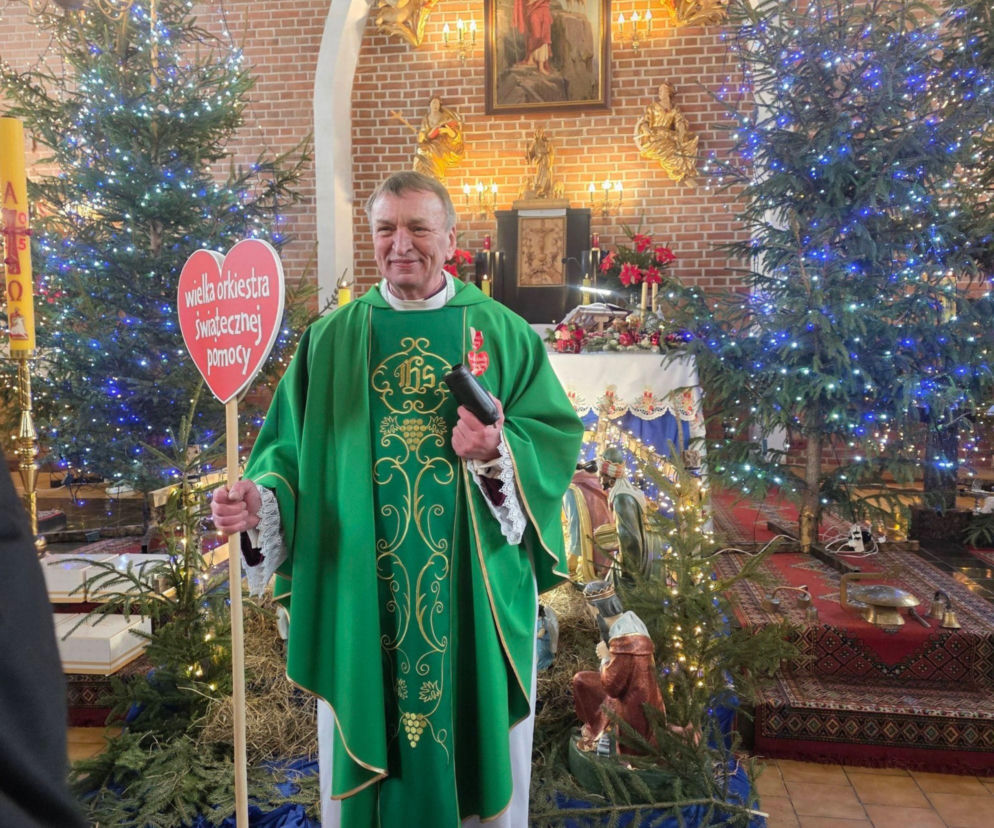 O tym księdzu jest głośno w całej Polsce. Tak co roku wspiera WOŚP