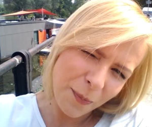 Pierwsza miłość. Aneta Zając  na planie we Wrocławiu