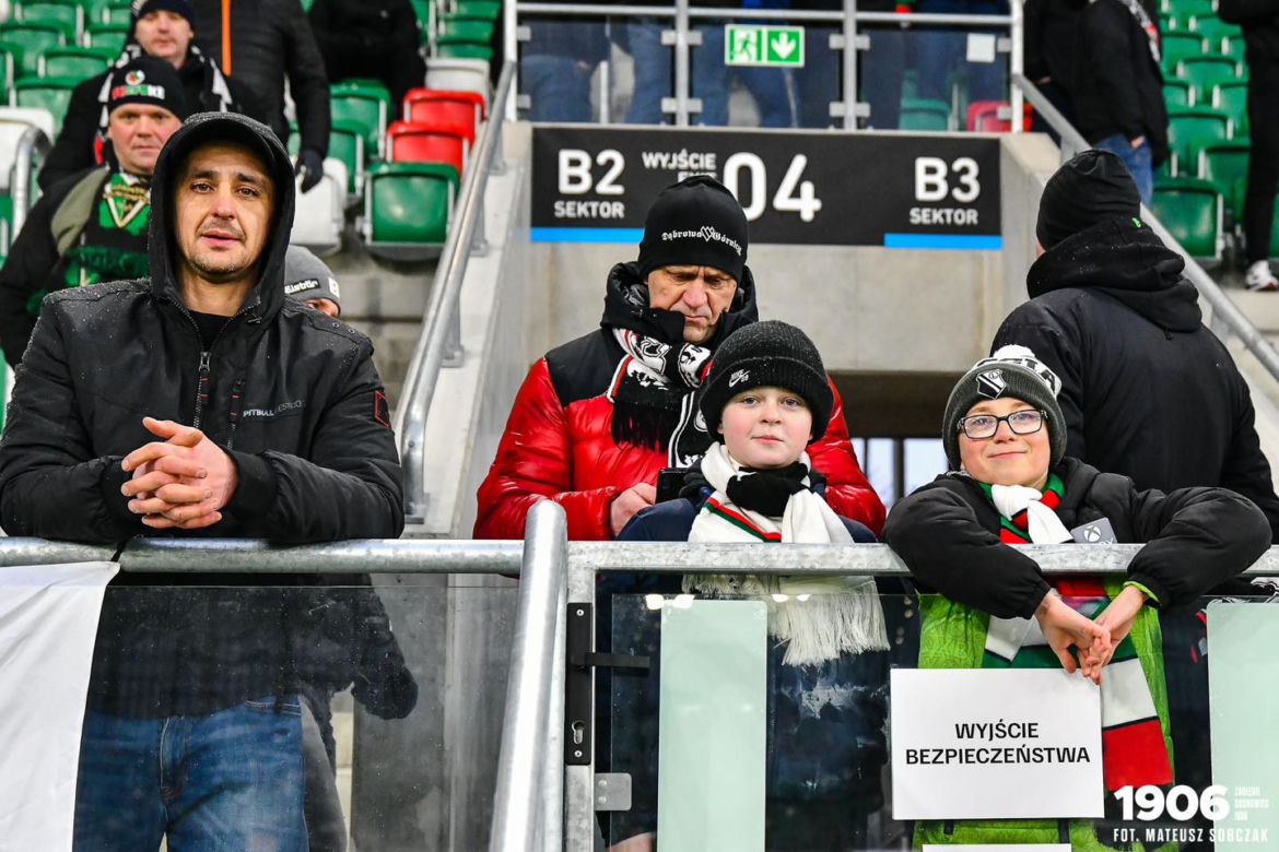 Kibice na meczu Zagłębie Sosnowiec - GKS Katowice