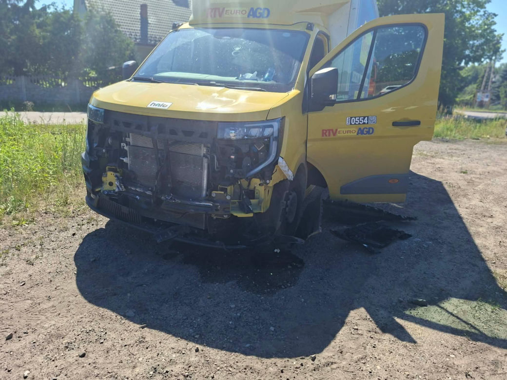 Wypadek na przejeździe kolejowym w Wąchocku