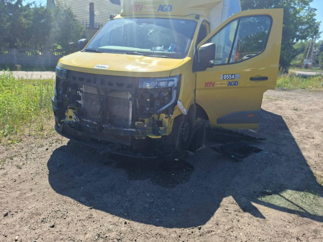 Wypadek na przejeździe kolejowym w Wąchocku