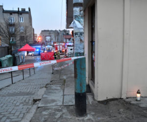 Nożownik z Brzezin z zarzutami. Zginął mężczyzna, policjant został ranny
