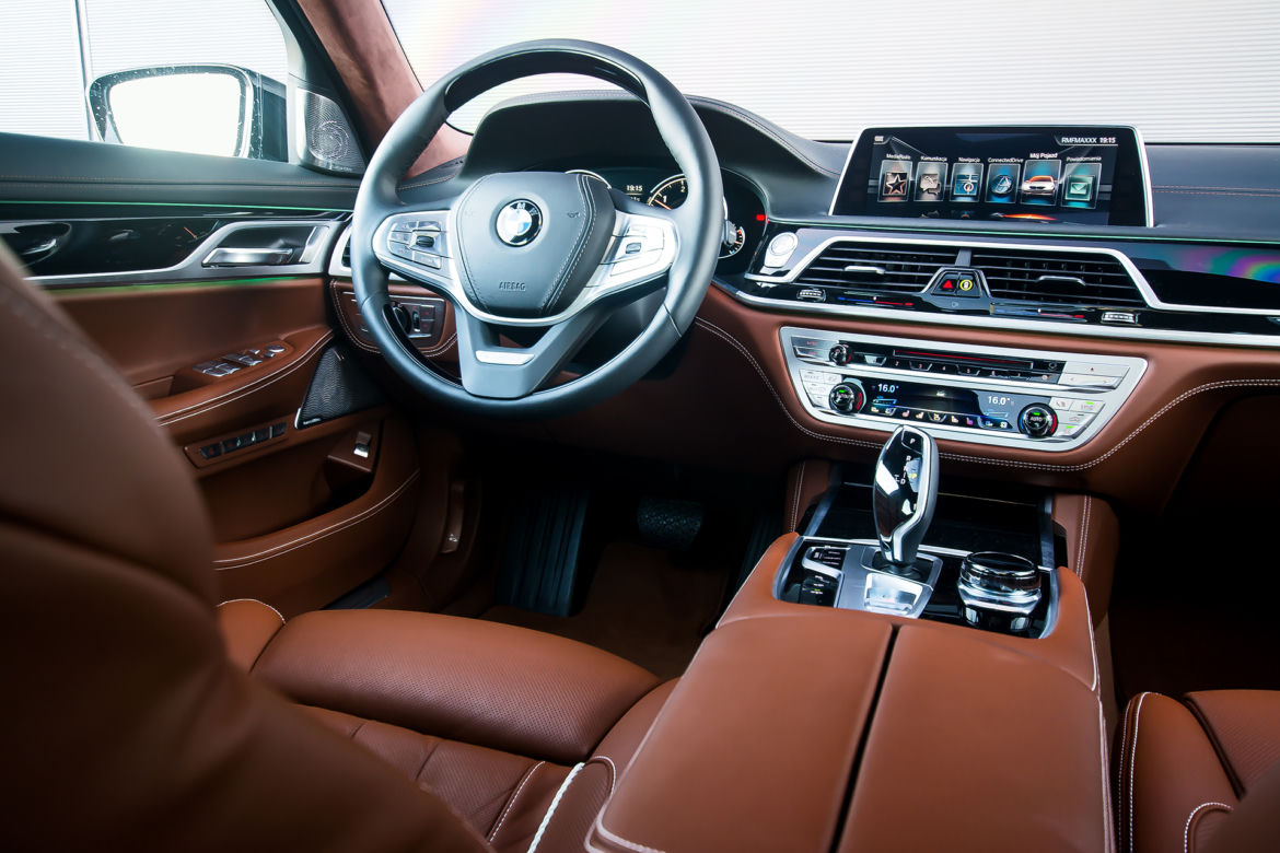 BMW serii 7 G12 wnętrze pakiet BMW Individual
