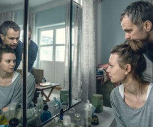Zbrodnia odc. 2. Agnieszka Lubczyńska (Magdalena Boczarska), Cezary (Radosław Pazura)