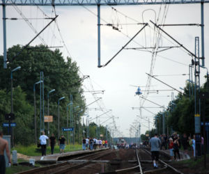 WYPADEK POCIĄGU Warszawa – Katowice w BABACH